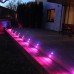 Pack of 6 QACA LED Deck Light Kit Low Voltage RGB Outdoor Lighting 6Lm IP67 Waterproof Outdoor Step Stairs Garden Yard Patio Landscape Decor Lighting