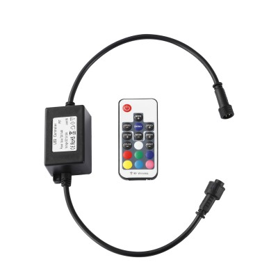 QACA Replacement LED Light Remote Control and Controller Waterproof for Color Changing RGB LED Deck Lights